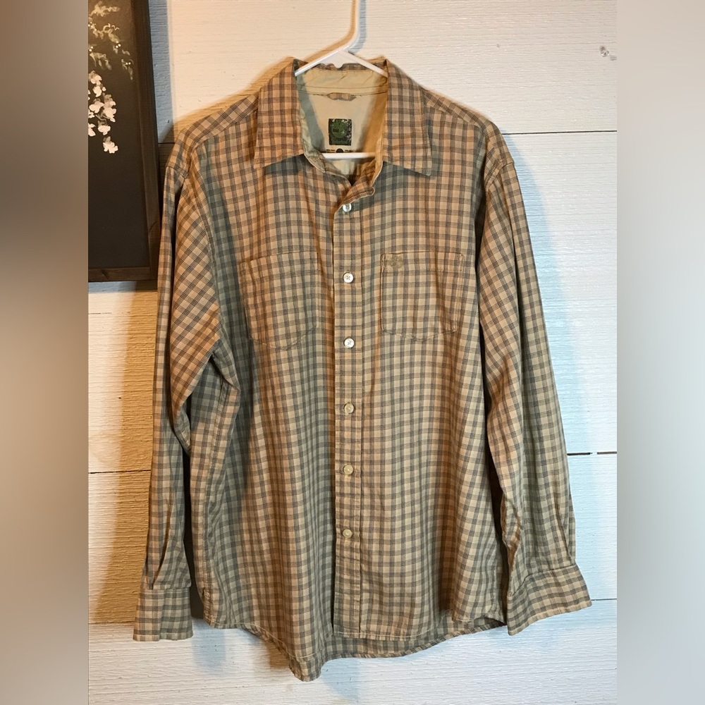 Timberland Large tan dress shirt